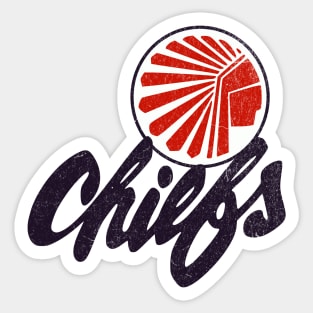 Defunct Soccer Team 1960s 70s Atlanta Chiefs Retro Sticker